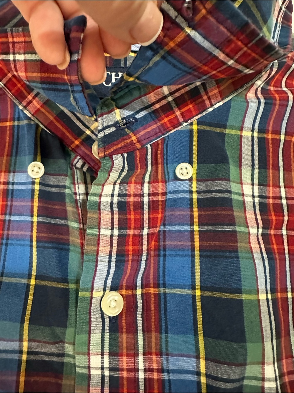 CHAPS RALPH LAUREN PLAID BUTTON DOWN SHIRT MEN’S XL CLASSIC FIT EASY CARE - Picture 11 of 13
